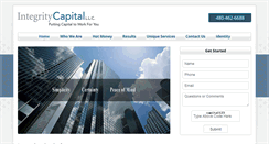 Desktop Screenshot of integrity-capital.com